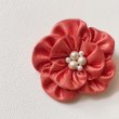画像3: 【セミオーダー】和布のお花飾り　髪飾り・コサージュ (3)